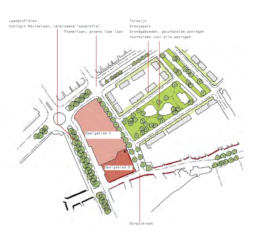  Irenelaanlocatie overzicht